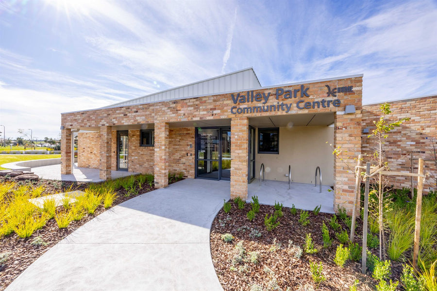 The entrance to Valley Park Community Centre in Westmeadows