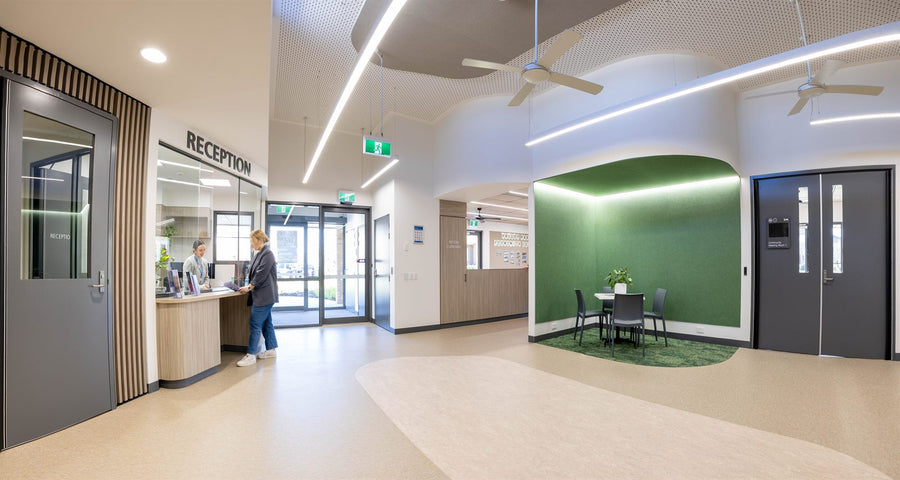 The reception area at Valley Park Community Centre